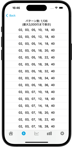 パターンの確認